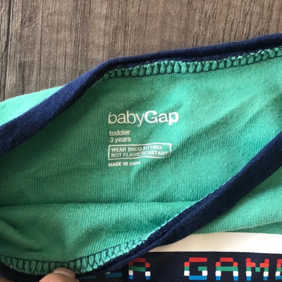 🔵3/$20 Baby Gap boys pj long sleeve top - Picture 3 of 4